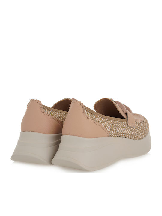 Women's Loafers in Pink Color