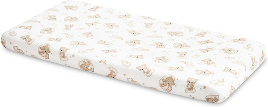 Sensillo Baby Sheet Crib Cotton 60x120cm