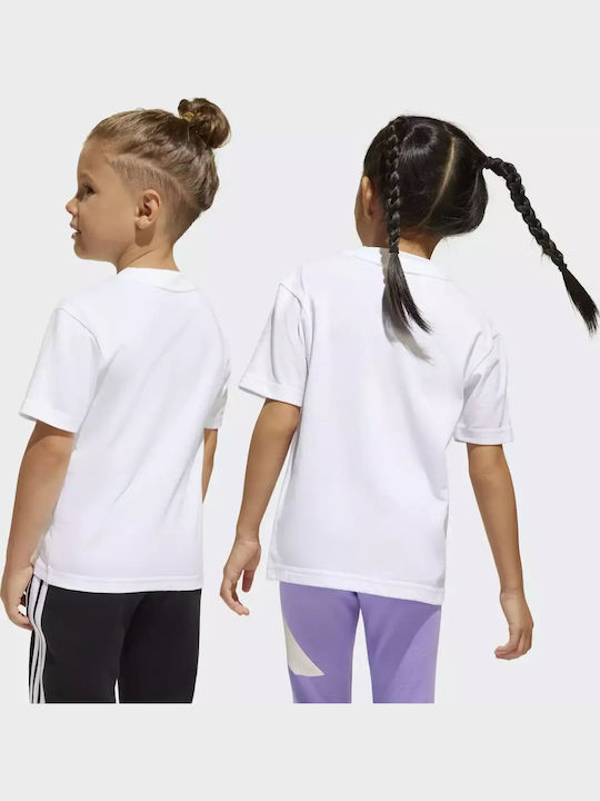 Παιδικό T-shirt white/black Essentials