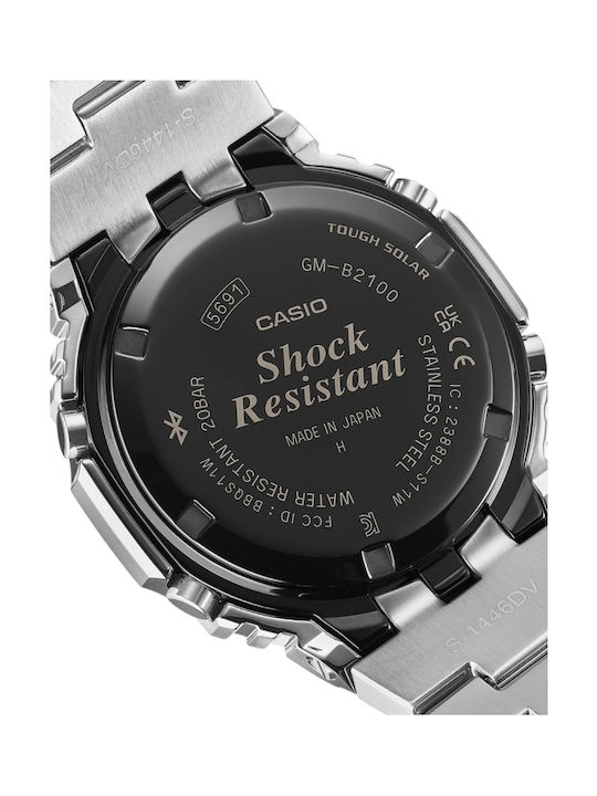Casio G-shock Ρολόι Μπαταρίας με Μεταλλικό Μπρασελέ
