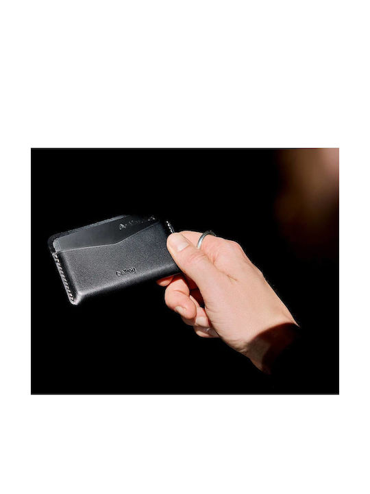 Δερμάτινο Ανδρικό Πορτοφόλι Καρτών με RFID Μαύρο