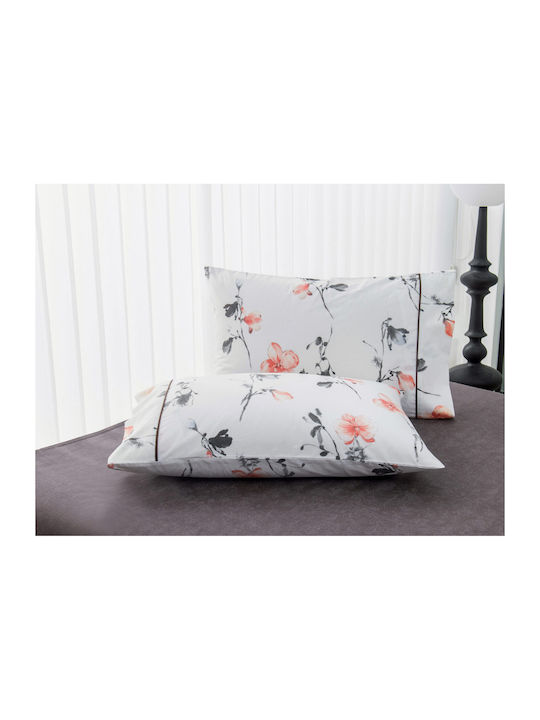 Liolios Home Amelia Σετ Σεντόνια Υπέρδιπλα 245x270εκ. Λευκό (4τμχ)