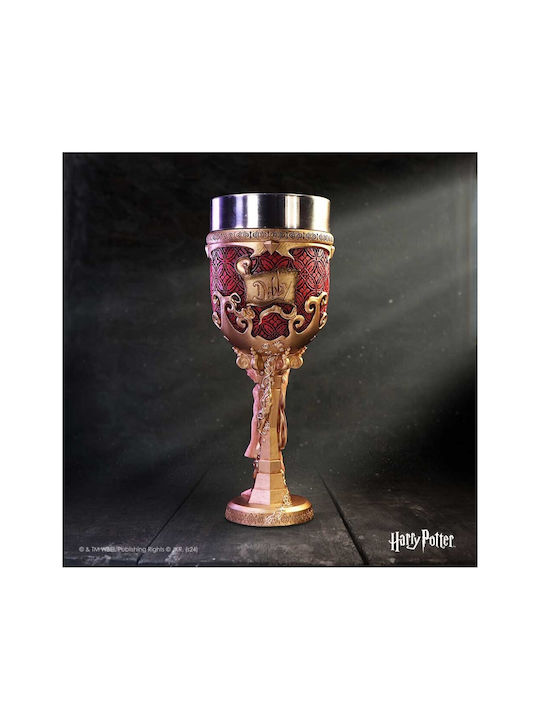 Nemesis Now Glass for White and Red Wine made of Stainless Steel in Red Color Goblet