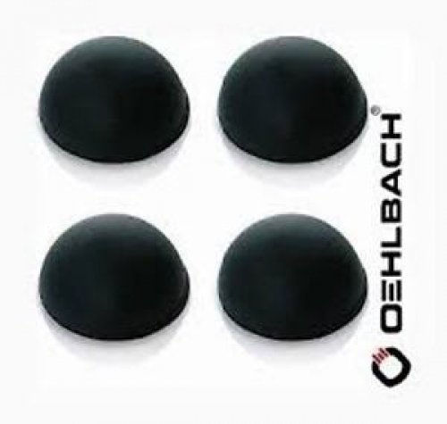 Oehlbach Vibration Dampers 55135 Lautsprecher-Schockabsorber Set von 4 Stück Schwarz
