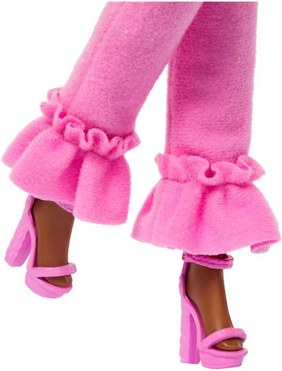 Barbie Deluxe Style Pink Braids and Dark Skin Doll Fashionistas for 3+ Years