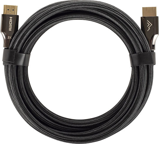Montis HDMI 2.1 Ultra High Speed 48Gbps 4K 120Hz HDR VRR Cable HDMI male - HDMI male 1.5m Μαύρο