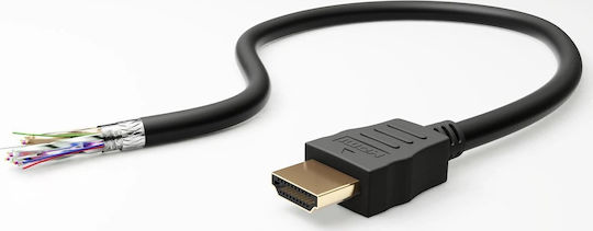 Spacetronik HDMI 2.0 Premium High Speed 4K 60Hz HDR Kabel HDMI-Stecker - HDMI-Stecker 20m Blaue