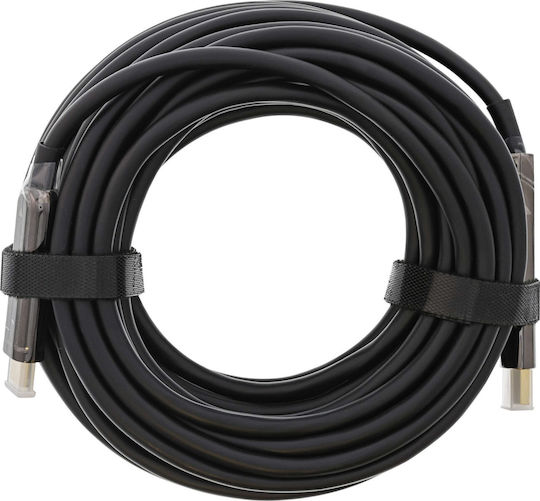 InLine Cable HDMI male - USB-C male 25m Μαύρο