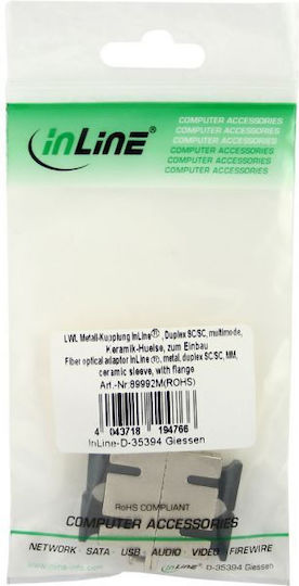 InLine 89992M Adapter Οπτικών Ινών 1τμχ