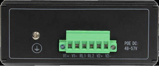 Allnet Managed L2 PoE Switch με 5 Θύρες Gigabit (1Gbps) Ethernet και 2 SFP Θύρες