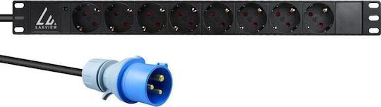 Lanview Πολύπριζο Rack LVR-3MIEC-LIC-SCH8 1τμχ