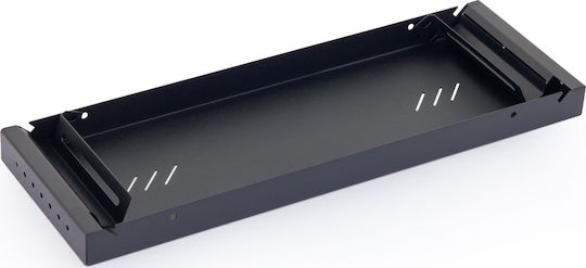 19'' Police Perforated 1u/850mm Max Load Capacity 80kg Integrated Supports Black Ral9005
