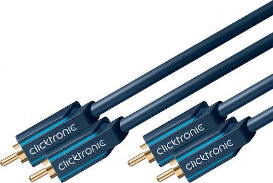 Clicktronic 70383 Cable RCA male - RCA male 10m