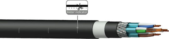 Procab 2 X 2.5 Mm2 - 13 Awg Καλώδιο DC - DC 100m 1τμχ