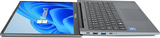 NTT System Book B14IP 14" IPS FHD+ (i5-1235U/8GB/256GB SSD/W11 Home) (Tastatură US)