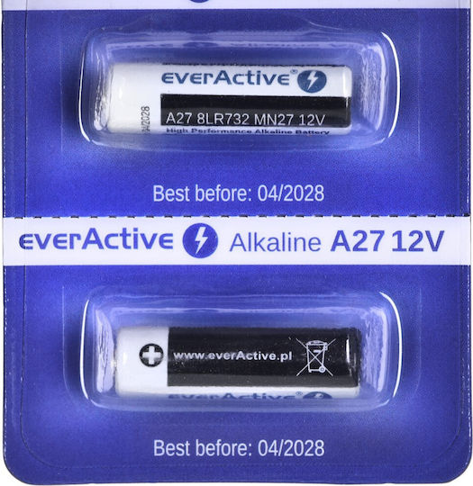 everActive High Performance Alkaline Batterien A27 12V 5Stück