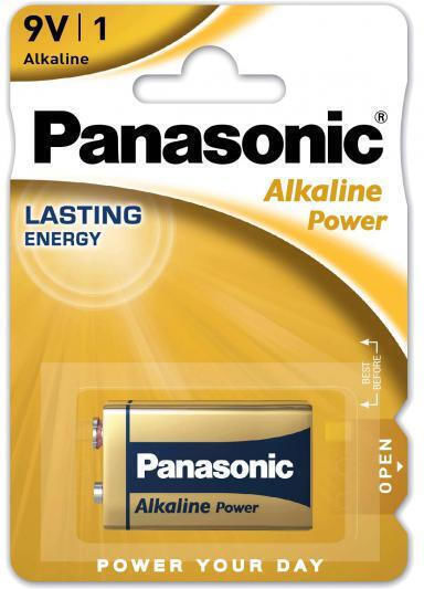 Panasonic Power Alkaline Batterie 9V 1Stück