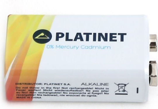 Platinet Alkaline Batterie 9V 1Stück