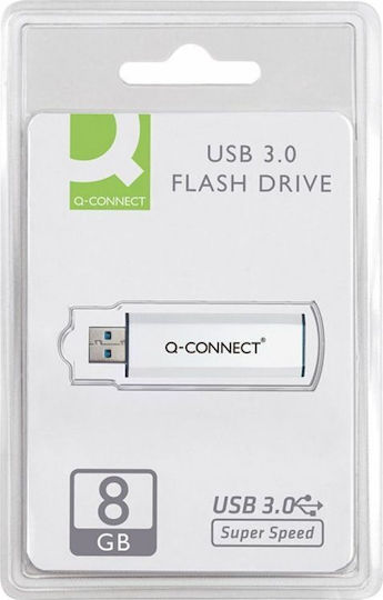 Q-Connect USB 3.0 Stick 8GB White KF16368