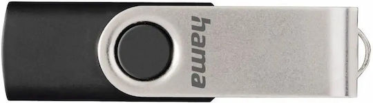 HAMA Rotate 32GB USB 2.0 USB флашка Черен
