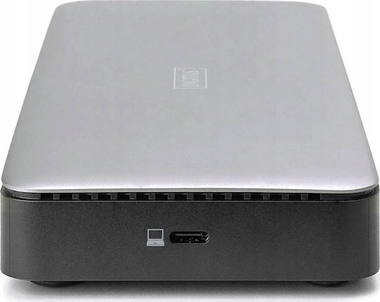 Digitus USB-C Docking Station with HDMI/DisplayPort 4K PD Ethernet and Support for 3 Monitors Gray (DA-70918)