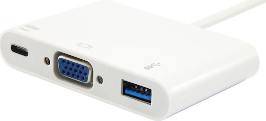 Equip USB-C Docking Station mit Weiß (133462)
