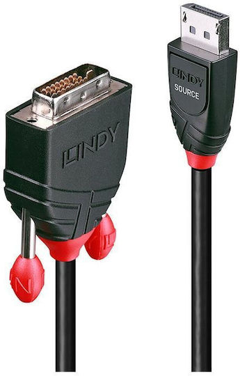 Lindy Cablu DVI-D - DisplayPort 5m Negru (41493)