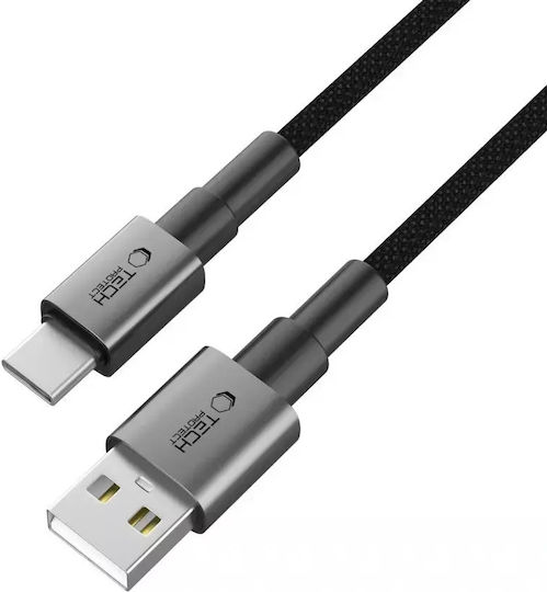 Tech-Protect Ultraboost USB 2.0 Cable USB-C male - USB-A 15W Gray 1m