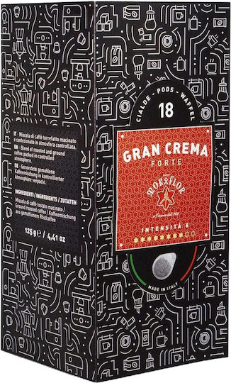 Mokaflor Κάψουλες Σοκολάτα Decaffeine Συμβατές με Μηχανή E.S.E. Pod 18caps