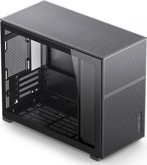 Jonsbo D31 Mesh Gaming Mini Tower Κουτί Υπολογιστή με Πλαϊνό Παράθυρο Μαύρο