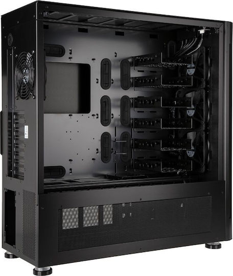 V3000WX Gaming Full Tower Κουτί Υπολογιστή με Πλαϊνό Παράθυρο και RGB Φωτισμό Μαύρο