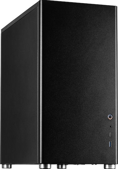 Inter-Tech X2 Duplex Pro Mini Tower Κουτί Υπολογιστή Μαύρο