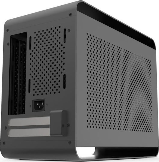 Streacom Da2 Silver Mini Tower Κουτί Υπολογιστή Ασημί