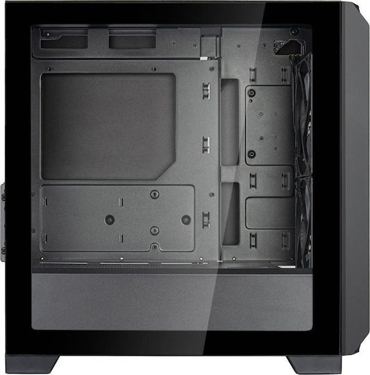 Silverstone Fara 312Z Gaming Mini Tower Κουτί Υπολογιστή με Πλαϊνό Παράθυρο και RGB Φωτισμό Μαύρο