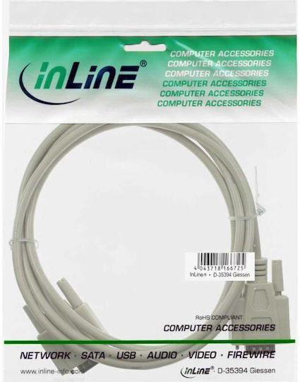 InLine Kabel VGA-Stecker - VGA-Stecker Schwarz 5m (12215)