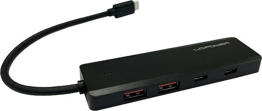 LC-Power Hub 4 Θυρών USB 3.0 με σύνδεση USB-A