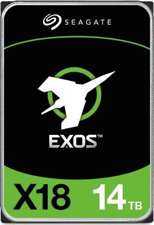 Seagate Exos X18 FastFormat 12Gb/s SAS 14TB Хард диск Σκληρи дискове 3.5" SAS 3.0 7200обороти в минута с 256МБ Кеш за NAS / Server ST14000NM004J