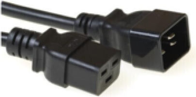 Microconnect IEC C19 / IEC C20 - IEC C19 / IEC C20 Cable 5m Μαύρο PE141550