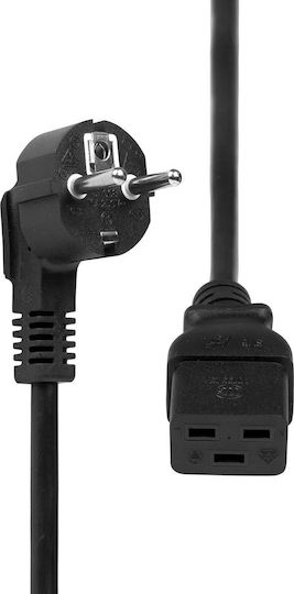 Proxtend Proxtend Schuko Power Cable Angled to C19 1m