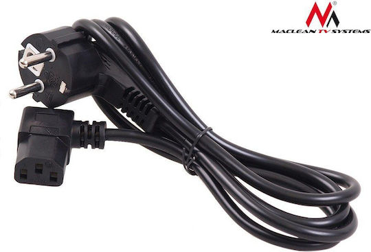 Maclean Energy Schuko / IEC C13 - Schuko / IEC C13 Cable 1.5m Μπλε MCTV-802