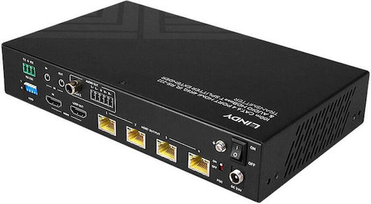 Kvm Extender Lindy Video Audio Splitter Rs-232 Hdmi Hdbaset