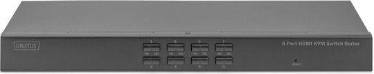 Digitus Usb Hdmi Kvm Data Switch Ds-12910 8 Ports