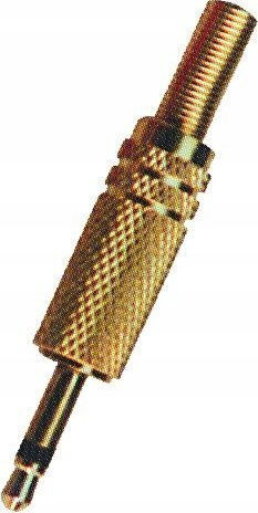 Conector Jack Mono 3.5mm Auriu