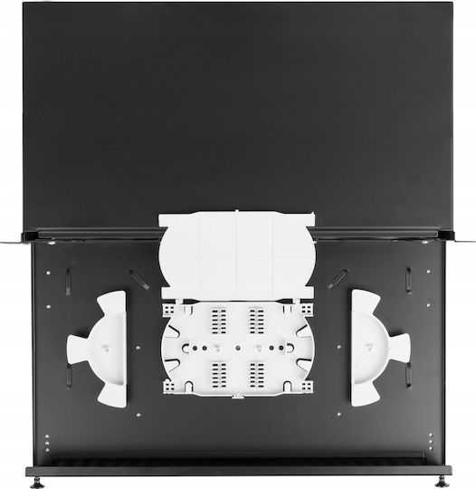 Lanberg Panou Patch Optic pentru Rack 1U 19" 24 Porturi Negru