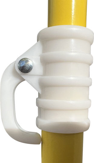 Umbrelă Rotundă Metalică Galbenă Φ2.5m