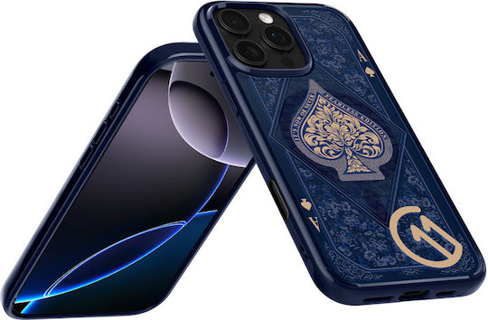 Spigen Ultra Hybrid T Задна корица Силикон / Пластмаса Син (iPhone 16 Pro MaxRealme C11)