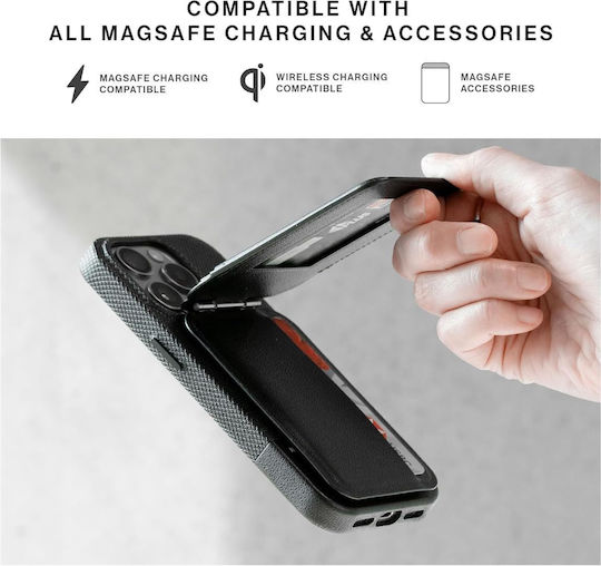 Native Union Classic Wallet Υφασμάτινο 1.8mm Μαύρο (iPhone 16 Pro Max)