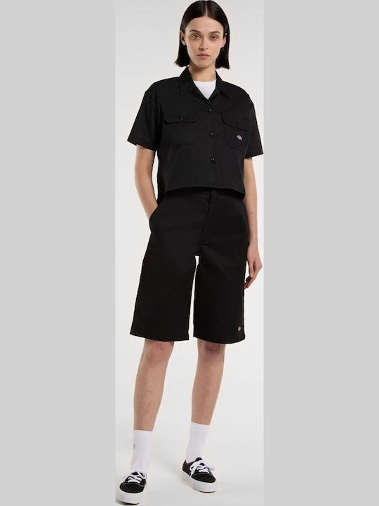 Mâneca scurta Femei Cămașă Black