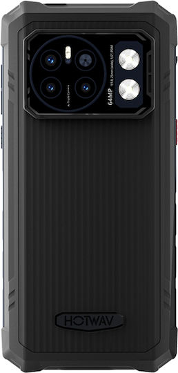 Hotwav Cyber 13 Dual SIM (8/128GB) Ανθεκτικό Smartphone Μαύρο