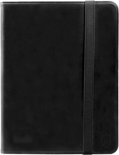 Rosso Deluxe Flip Cover Δερμάτινη Μαύρη (iPad Air 6, Air 5, Air 4)